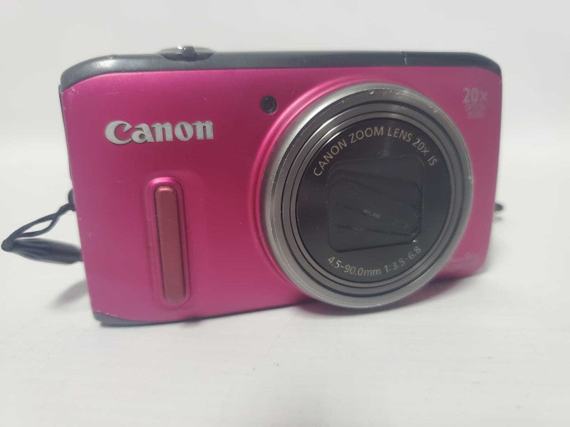 Canon PowerShot SX240 HS (Pink) 12.1MP Digital Camera (READ) |