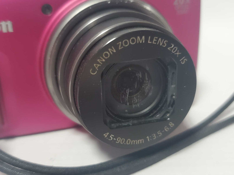Canon PowerShot SX240 HS (Pink) 12.1MP Digital Camera (READ) |