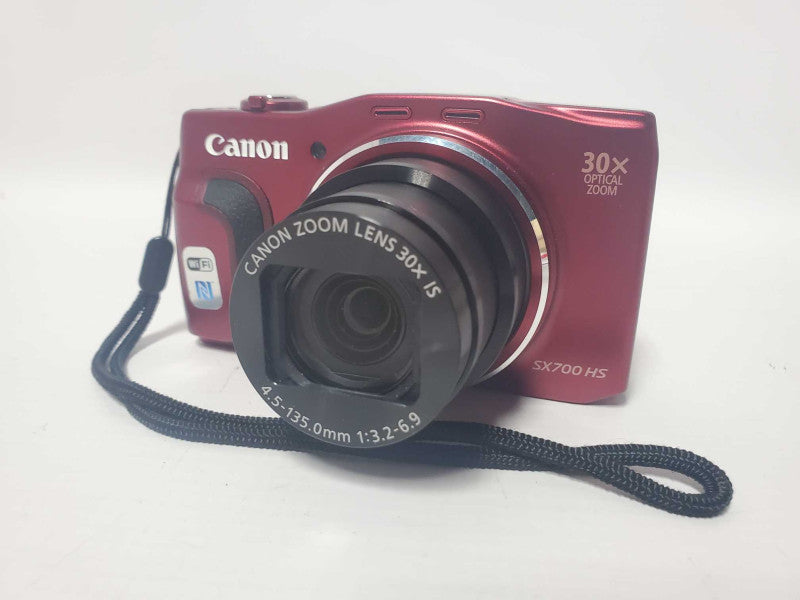 Canon Powershot SX700 HS (Red) 16.1MP Digital Camera  |