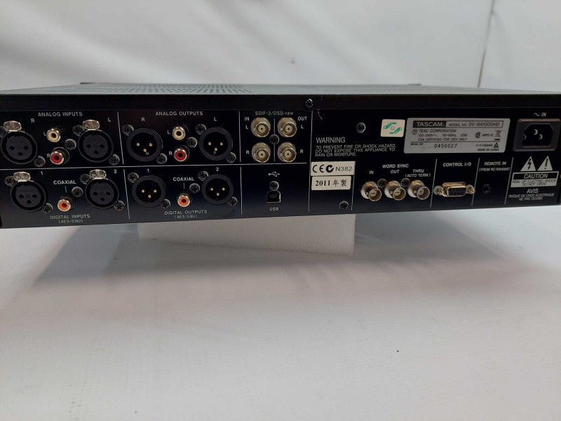 TasCam Teac Corporation HD Audio Master Recorder  Model: DV-RA1000HD