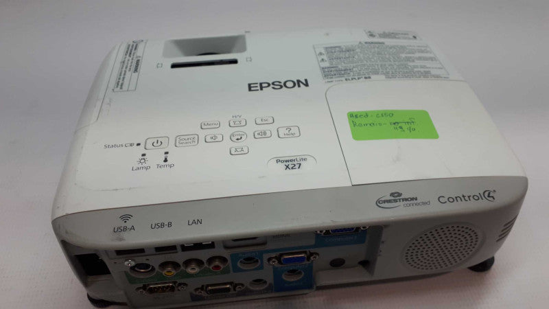 Epson PowerLite X27 XGA 3LCD Full HD HDMI Projector - Model H692A  &