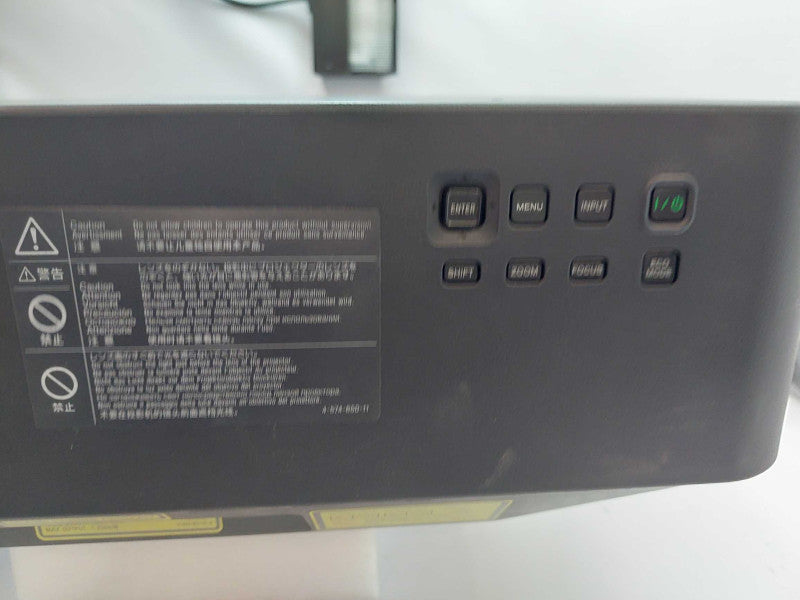 Sony Projector Model: VPL-FHZ57 with remote