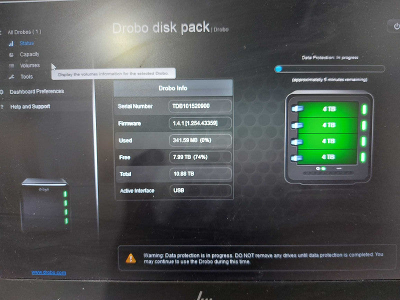Data Robotics Drobo DR04D-D Four Bay storage - 16TB #