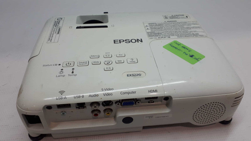 Epson LCD Projector EX3220 H552A 3000 Lumens HDMI 1080p  &