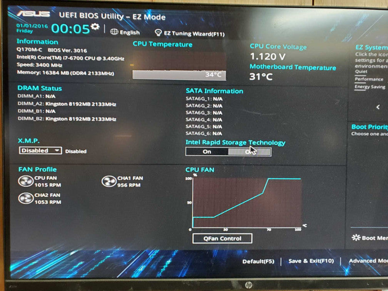 Custom PC - Intel i7-6700 @ 3.40 GHZ 16GB DDR4, GTX 1060 6GB 600W PSU