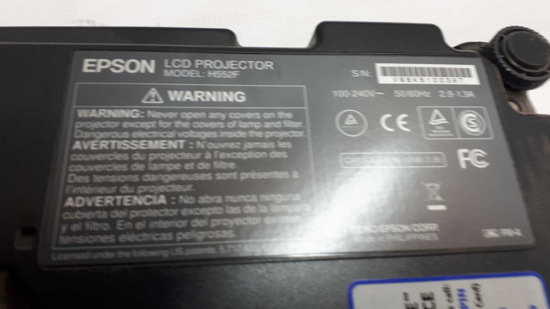 Epson VS230 3LCD Projector H552F &