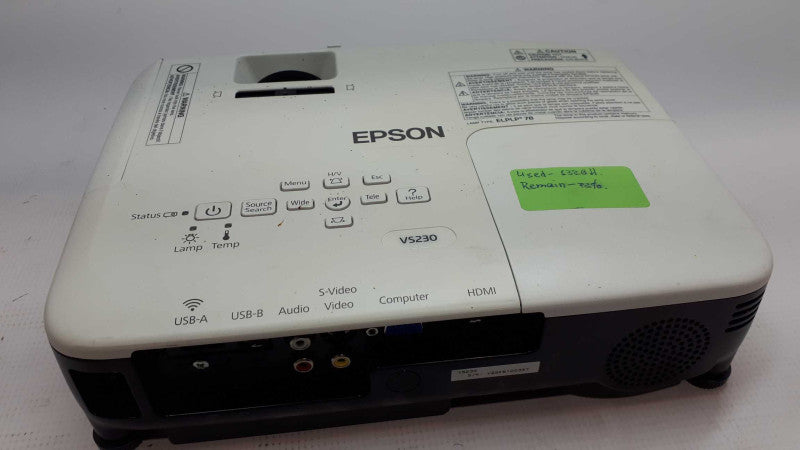 Epson VS230 3LCD Projector H552F &