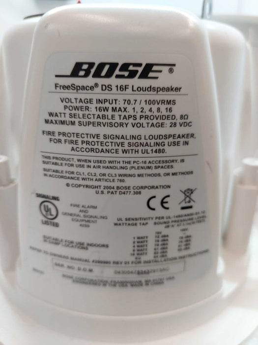 Bose Speaker Ceiling Setup Free Space ZA 190-HZ Zone Amplifier (4 Speakers)