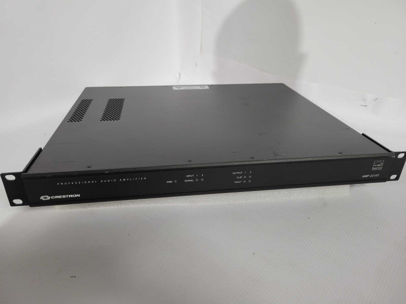 Crestron AMP-2210T Commercial Power Amplifier with rack mount ears !
