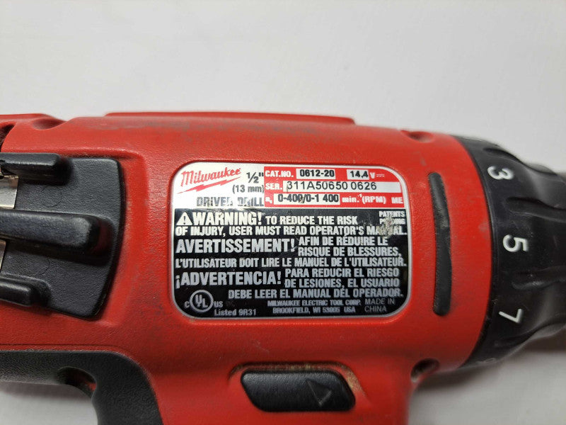 Milwaukee 14.4V Drill/Driver 1/2\\" Model 0612-20 (Tool Only) )