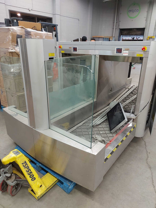 airport industrial dual conveyor luggage weighing system IBM embross 9988 SBD #
