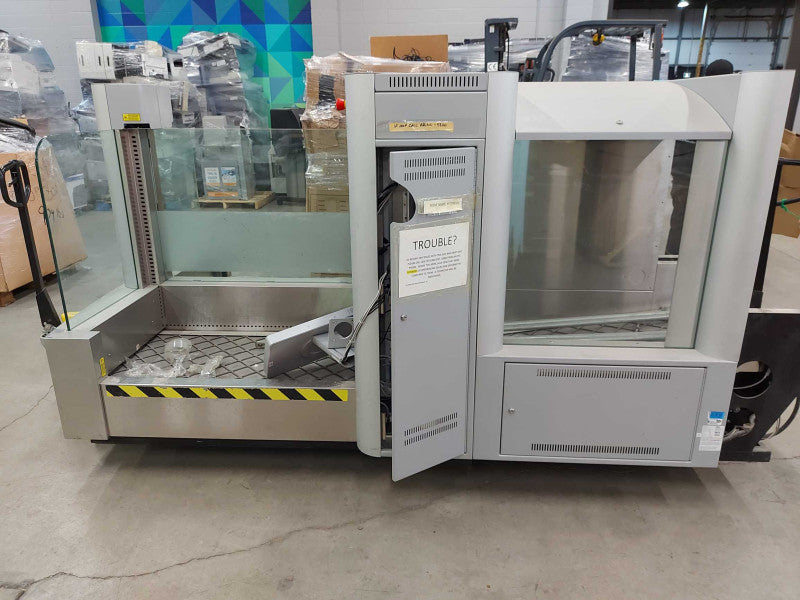 airport industrial dual conveyor luggage weighing system IBM embross 9988 SBD #