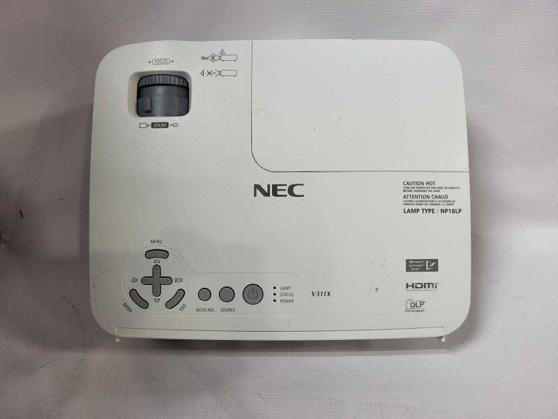 NEC V311X 3100 Lumens 1080i XGA HDMI DLP Projector $
