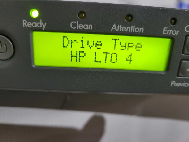 HP StorageWorks 1/8 G2 LVLDC-0501 Tape Autoloader 100-240V 727-333mA 50/60Hz !