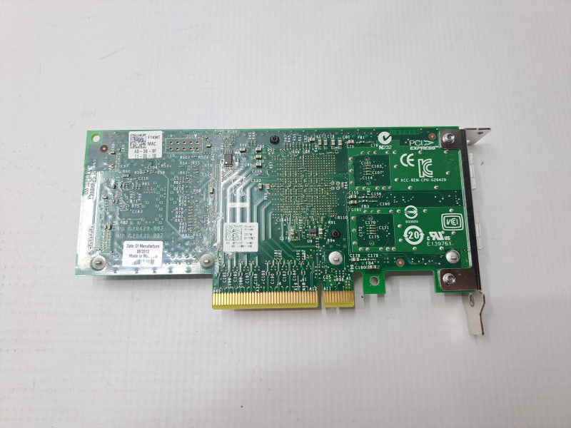 Dell 0942V6 0FTKMT Intel X520-DA2 Dual Port 10G SFP+ )