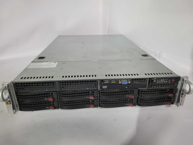 SUPERMICRO 829-9 Xeon E5620 @ 2.40Ghz 32GB RAM NO HDD !