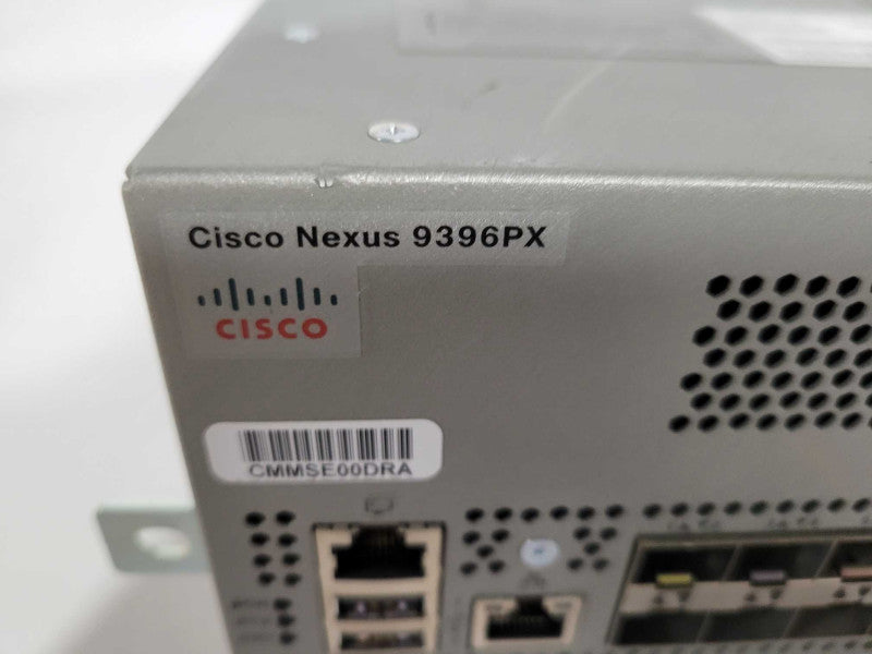 Cisco N9K-C9396PX Nexus Switch w/ N9K-M12PQ 2x AC powers 3x fans !