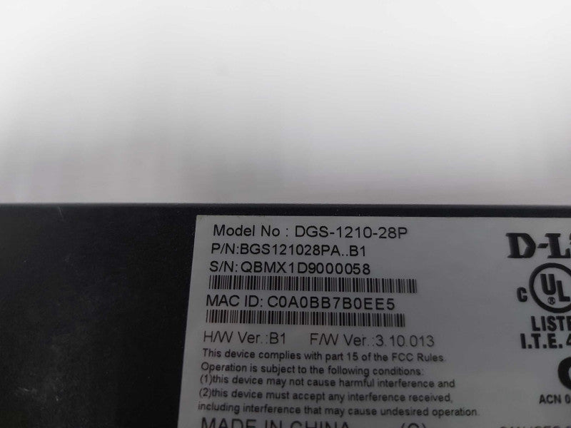 D-Link Web Smart Switch DGS-1210-28P PoE 28x ports #