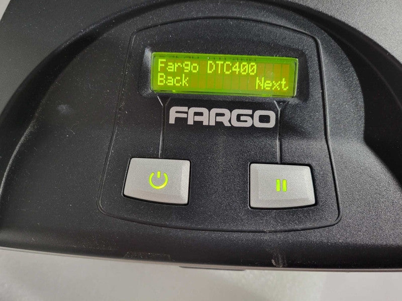 FARGO ELECTRONICS DTC400 044100 CARD PRINTER Q!