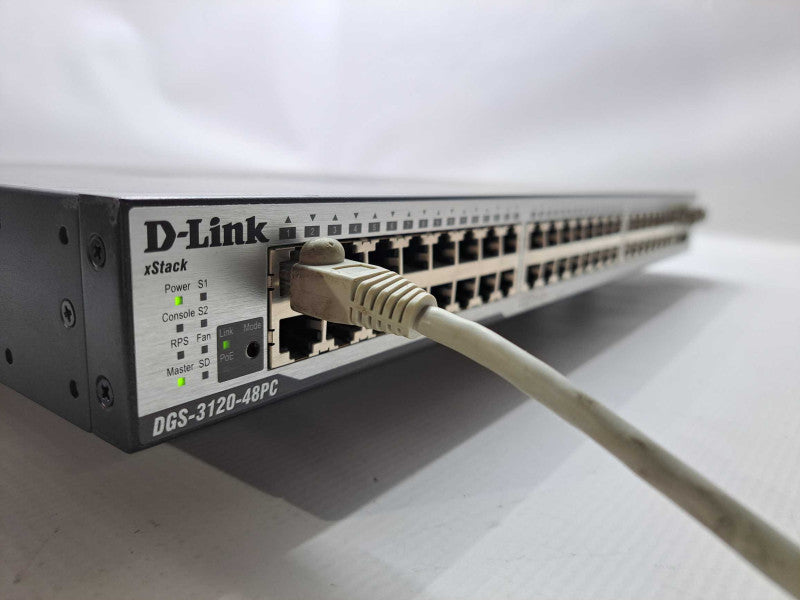 D-Link DGS-3120-48PC 48 Port Gig xStack Managed PoE Switch )