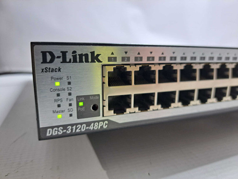 D-Link DGS-3120-48PC 48 Port Gig xStack Managed PoE Switch )