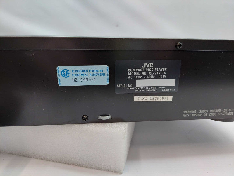 JVC Compact Disc Player Model: XL-V151