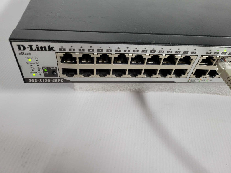 D-Link DGS-3120-48PC 48 Port Gig xStack Managed PoE Switch !