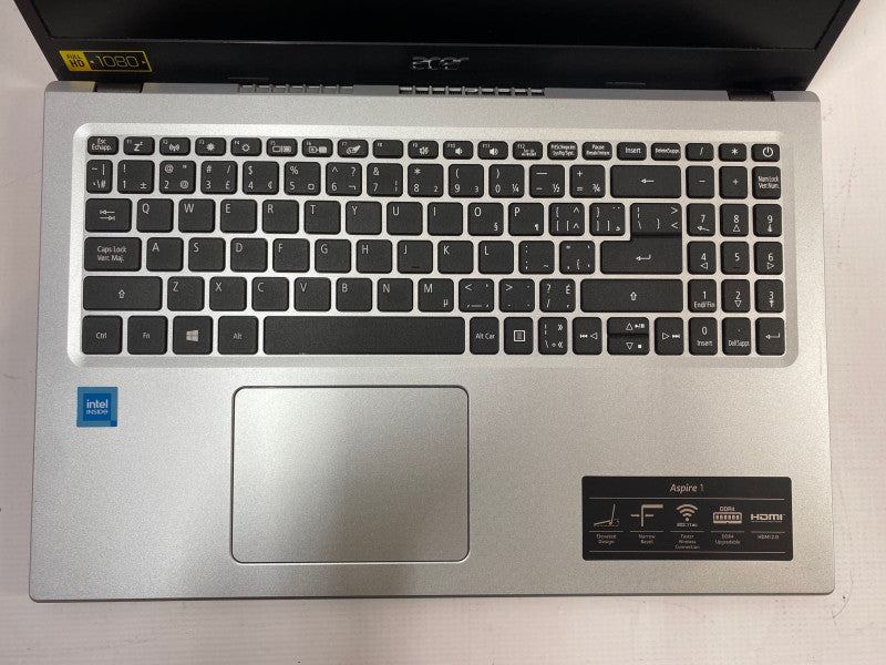 Acer Aspire 1 N20CS 2022 Model Intel Celeron N4500 @1.10GHz 8GB RAM 128GB SSD