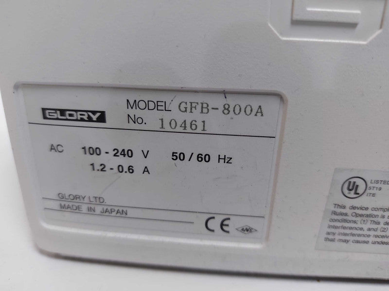 Glory GFB-800A bank note counter Q#