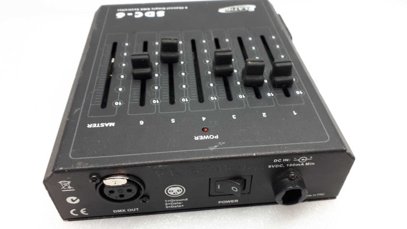 Elation SDC-6 6 channel simple DMX Controller &