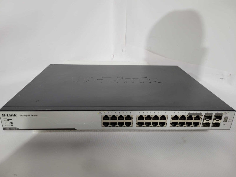 D-Link DGS-3100-24P Managed 24-Port PoE Gigabit Switch Q!