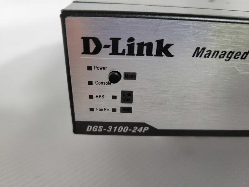 D-Link DGS-3100-24P Managed 24-Port PoE Gigabit Switch Q!