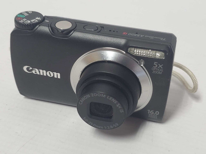 Canon Powershot A3300 IS 16.0MP Digital Camera (Black) |
