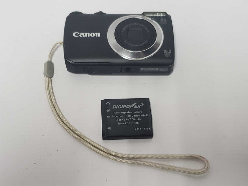 Canon Powershot A3300 IS 16.0MP Digital Camera (Black) |
