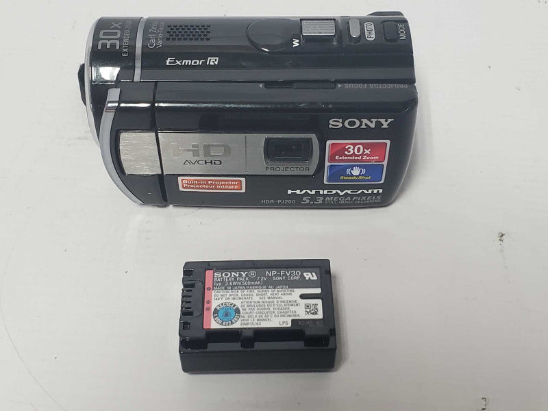 Sony Handycam HDR-PJ200 5.3MP Digital VideoCamera, built-in Projector |