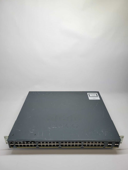 Cisco WS-C2960S-48LPS-L V03 PoE+ Rack Mountable w/ stack module