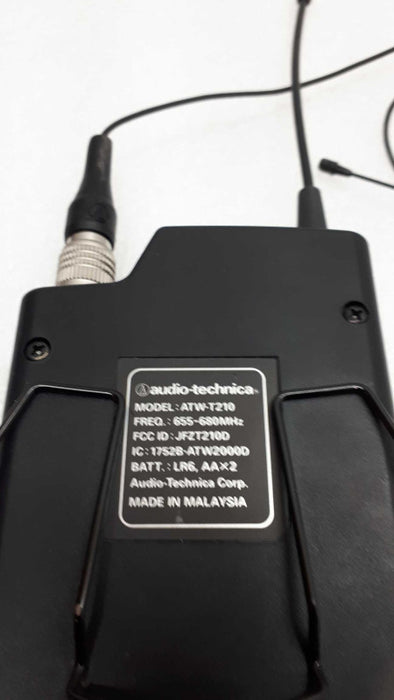 Audio-Technica ATW-T210a UHF Bodypack Transmitter 655-680 MHz JH &