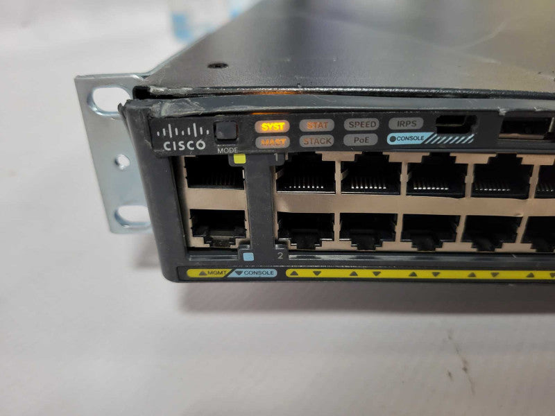 Cisco WS-C2960XR-48LPS-I 48-Port GigE 4x1G SFP PoE+ Switch READ $