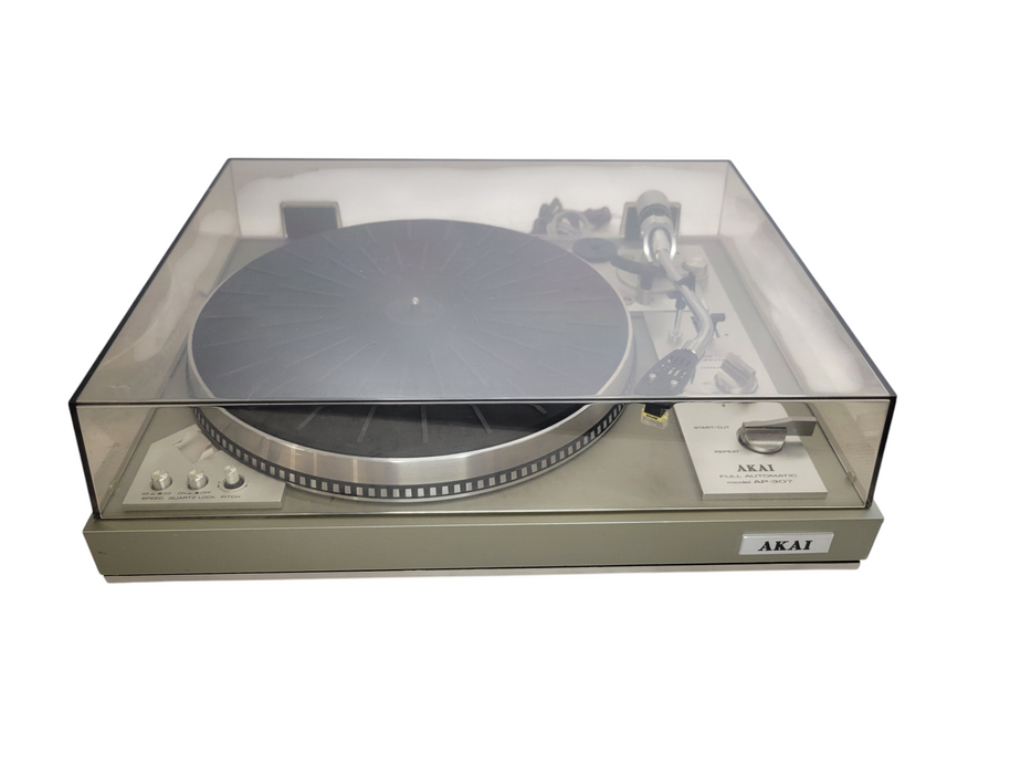 AKAI FULL AUTOMATIC AP-307 QUARTLOCK DD Turntable  %