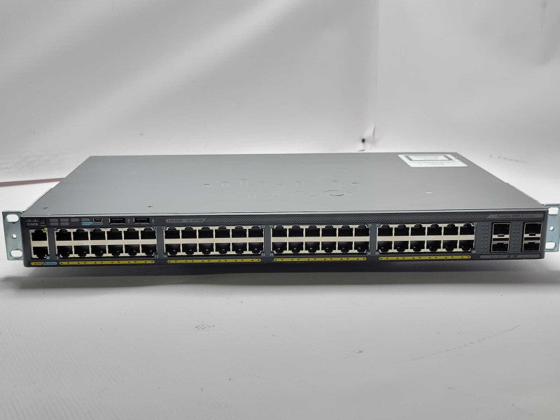 Cisco WS-C2960X-48TS-L 48-Port Gigabit Managed Switch, READ _
