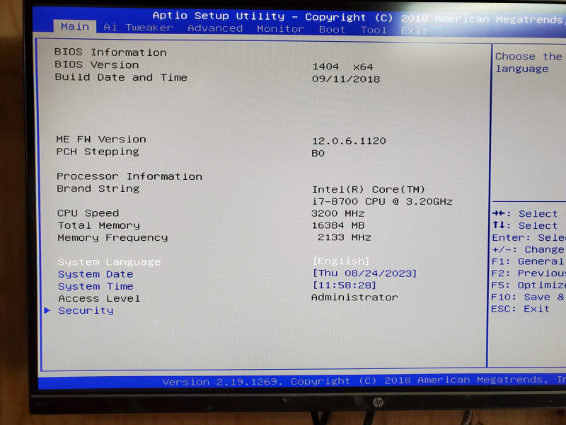 Custom PC - Intel i7-8700 @ 3.20 GHZ 16GB DDR4 600W PSU
