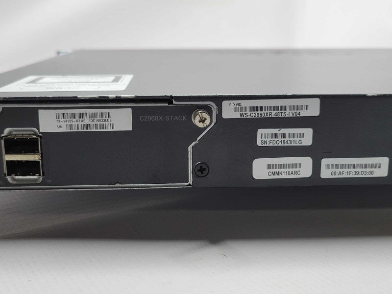 Cisco WS-C2960XR-48TS-I 48 Port Gigabit PoE 4x 1G SFP Managed Switch READ Q_