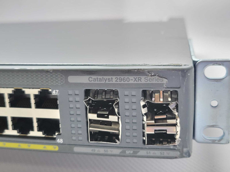 Cisco WS-C2960XR-48TS-I 48 Port Gigabit PoE 4x 1G SFP Managed Switch READ Q_