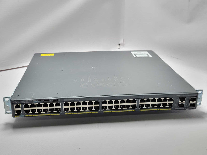 Cisco WS-C2960XR-48TS-I 48 Port Gigabit PoE 4x 1G SFP Switch, No PSU READ _