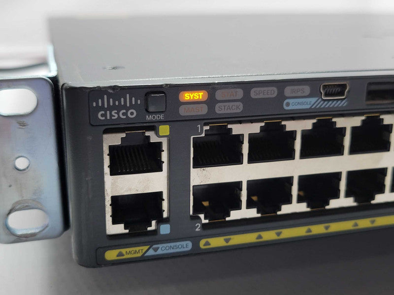 Cisco WS-C2960XR-48TS-I 48 Port Gigabit PoE 4x 1G SFP Switch, No PSU READ _