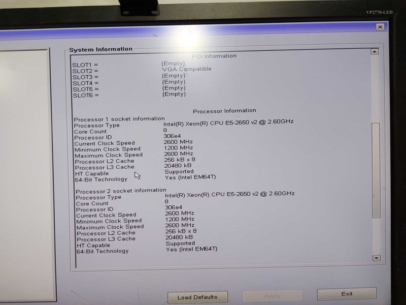 Dell Precision T5610 2x Xeon E5-2650 V2 @ 2.60ghz / 32gb ram / quadro K620 #