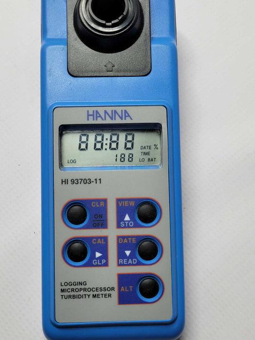 hanna instruments HI 93703-11 Logging Microprocessor Turbidity meter, READ _