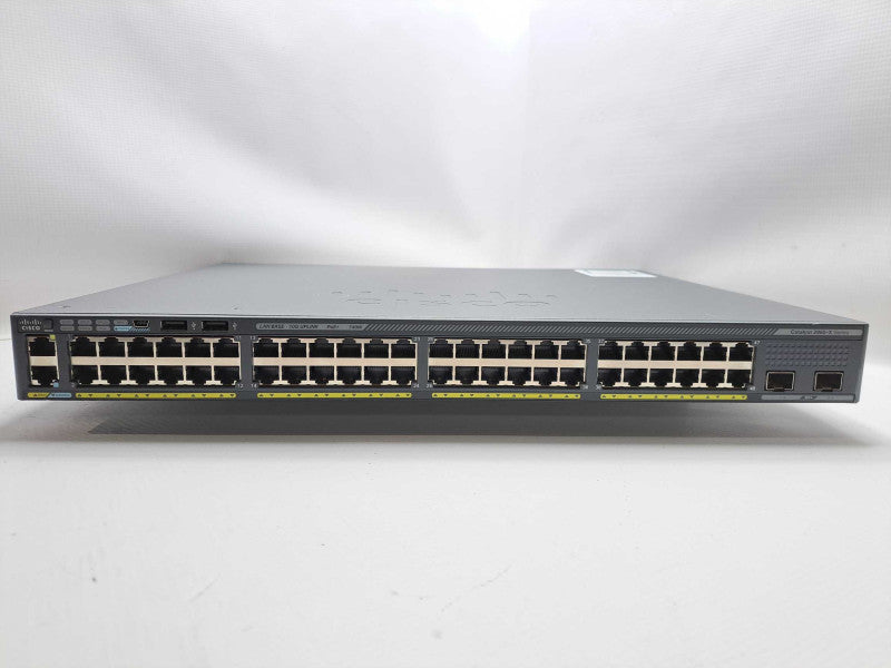 Cisco WS-C2960X-48FPD-L 48 POE+ GE+2 10G SFP+, LAN BASE (740W) + Stack )