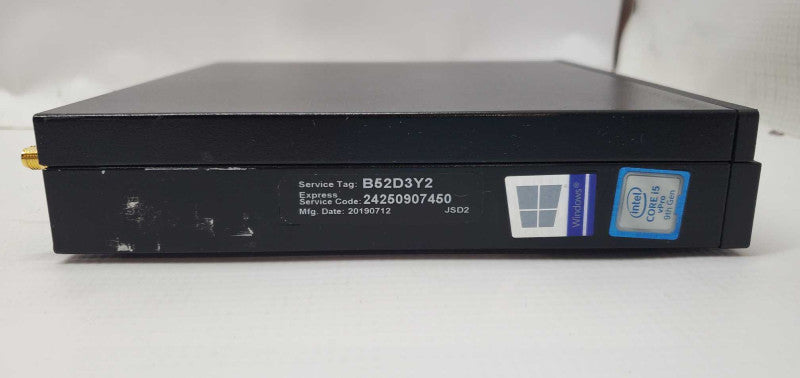 Dell OptiPlex 7070 Micro i5-9500T 8GB DDR4 NO HDD - Power Adapter Included Q@