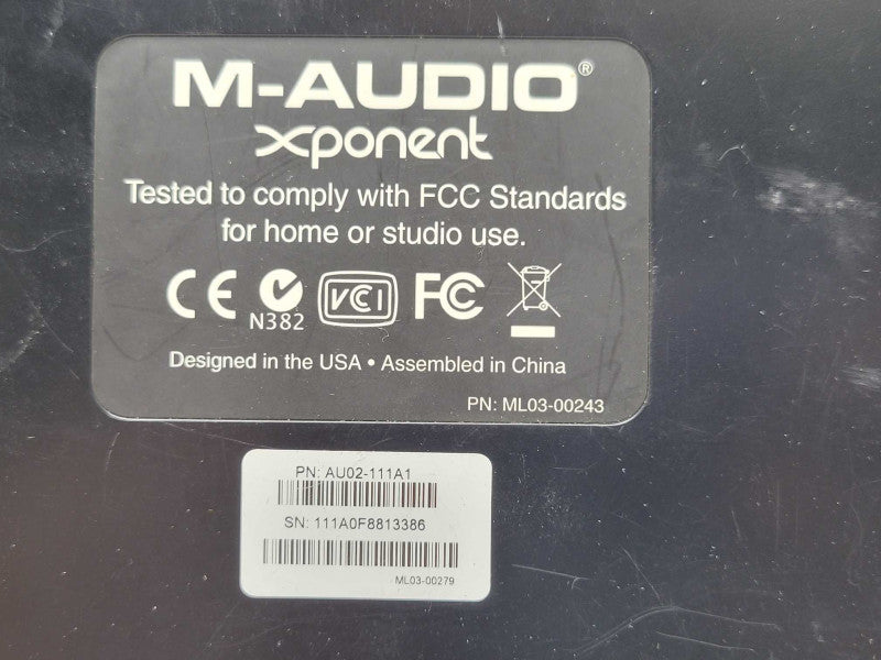 M-Audio xponent AU02-111A1 DJ-Mixer, READ _